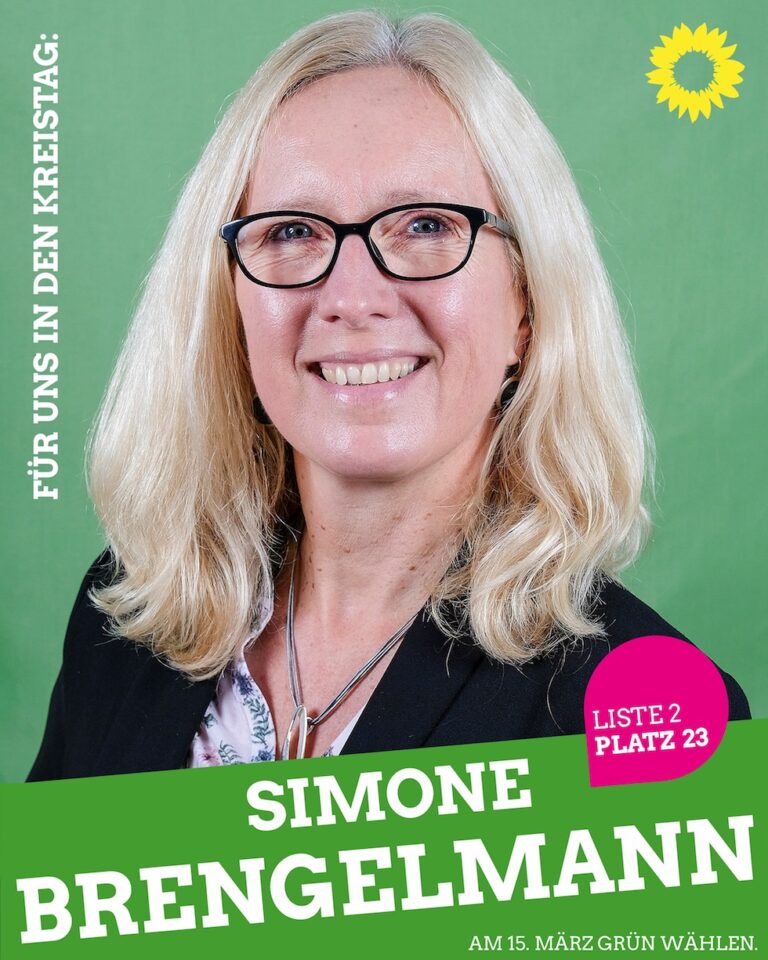 Für uns in den Kreistag: Simone Brengelmann