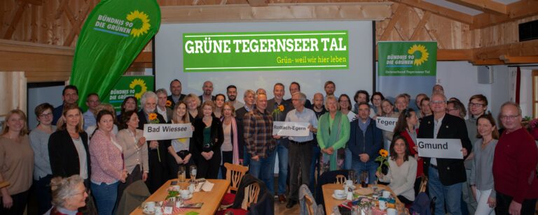 Grüne präsentieren ihr „Team Tegernseer Tal“ und talweites Wahlprogramm