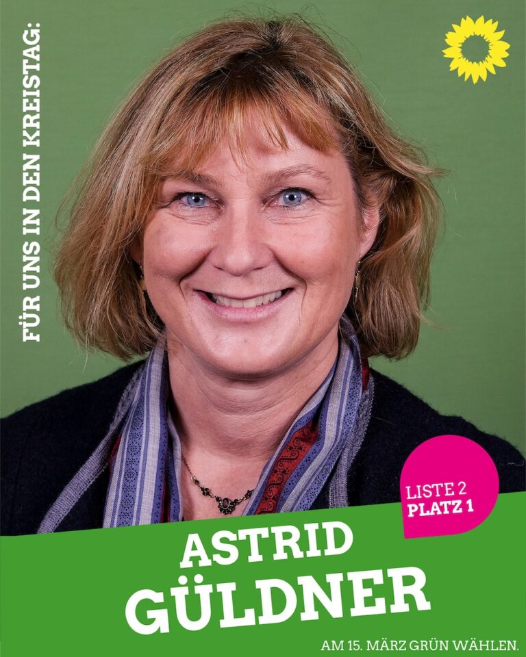 Für uns in den Kreistag: Astrid Güldner