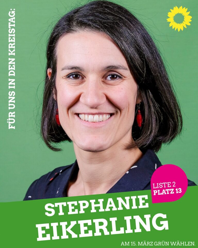 Für uns in den Kreistag: Stephanie Eikerling