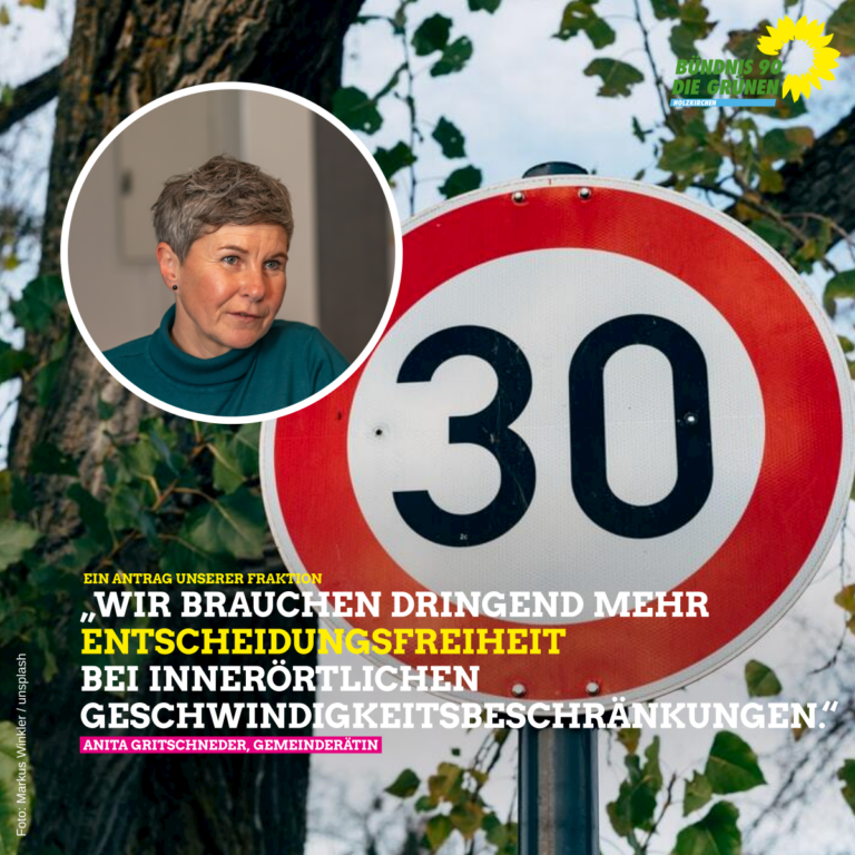 Tempo 30 Initiative für Holzkirchen beantragt.