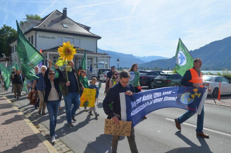 Klimastreik am Tegernsee
