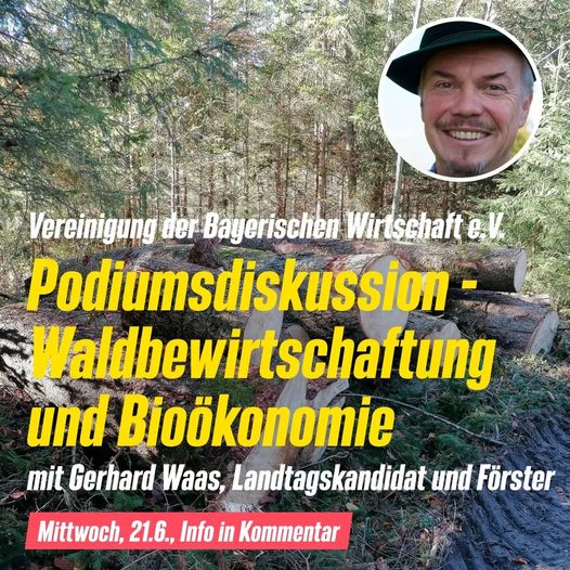 Mit Kandidat Gerhard Waas: Podiumsdiskussion der Vereinigung der Bayerischen Wirtschaft