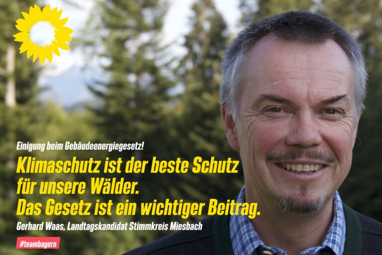 Einigung beim Gebäudeenergiegesetz (GEG) – Landtagskandidat Gerhard Waas zeigt sich zufrieden