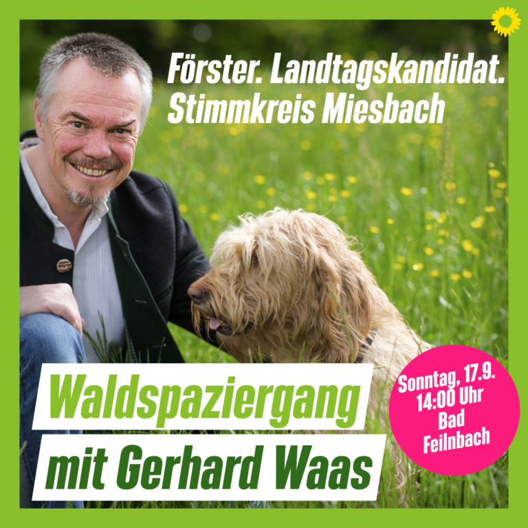 Waldspaziergang mit Gerhard Waas in Bad Feilnbach