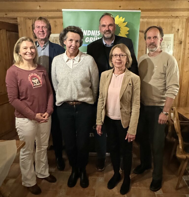 „Richtig gut aufgestellt“ – Grüner Ortsverband Tegernseer Tal wählt neuen Vorstand