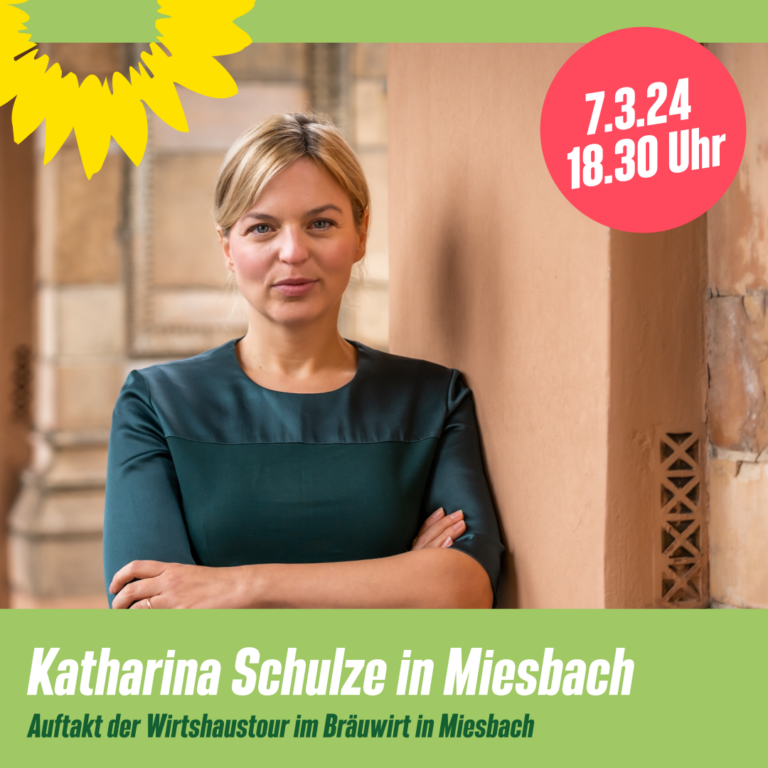 Mangfalltaler Tisch beim Auftakt von Katharina Schulzes Wirtshaustour