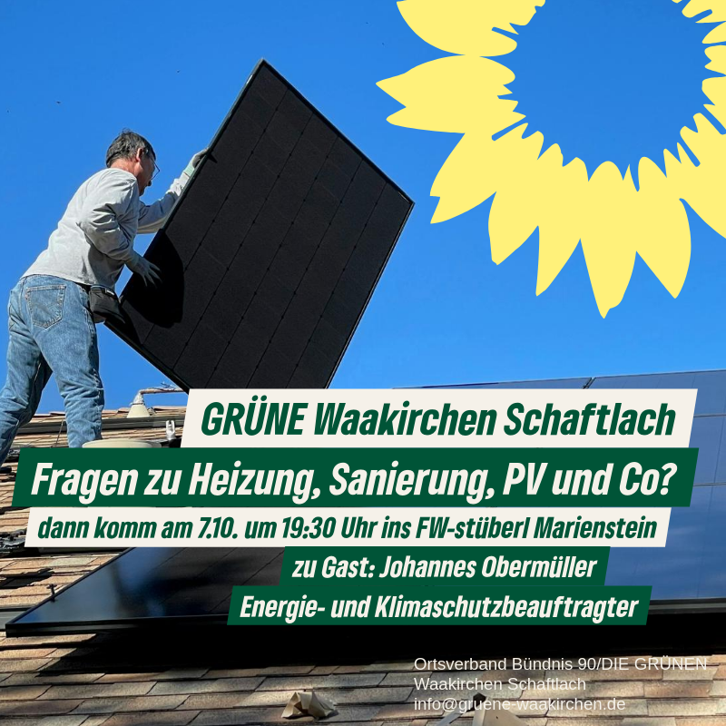 Grüner Treff Waakirchen: Energiewende