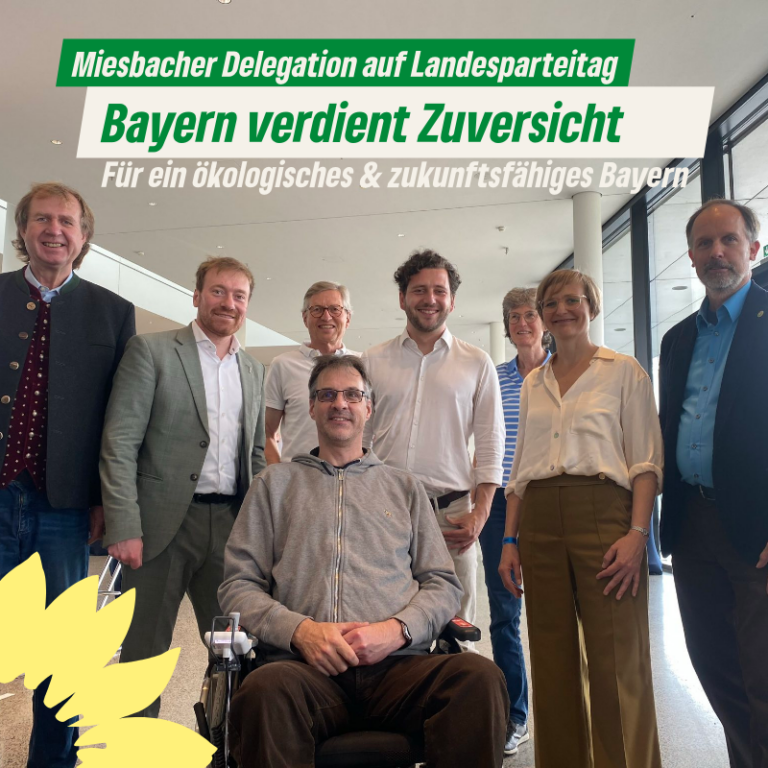 Miesbacher Delegation auf dem Landesparteitag