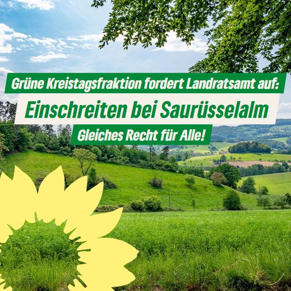 Saurüsselam – Grüne Kreistagsfraktion fordert Landratsamt zum Handeln auf