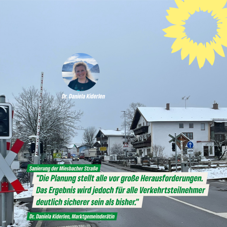 Neue Wege: Sanierung der Miesbacher Straße in Holzkirchen