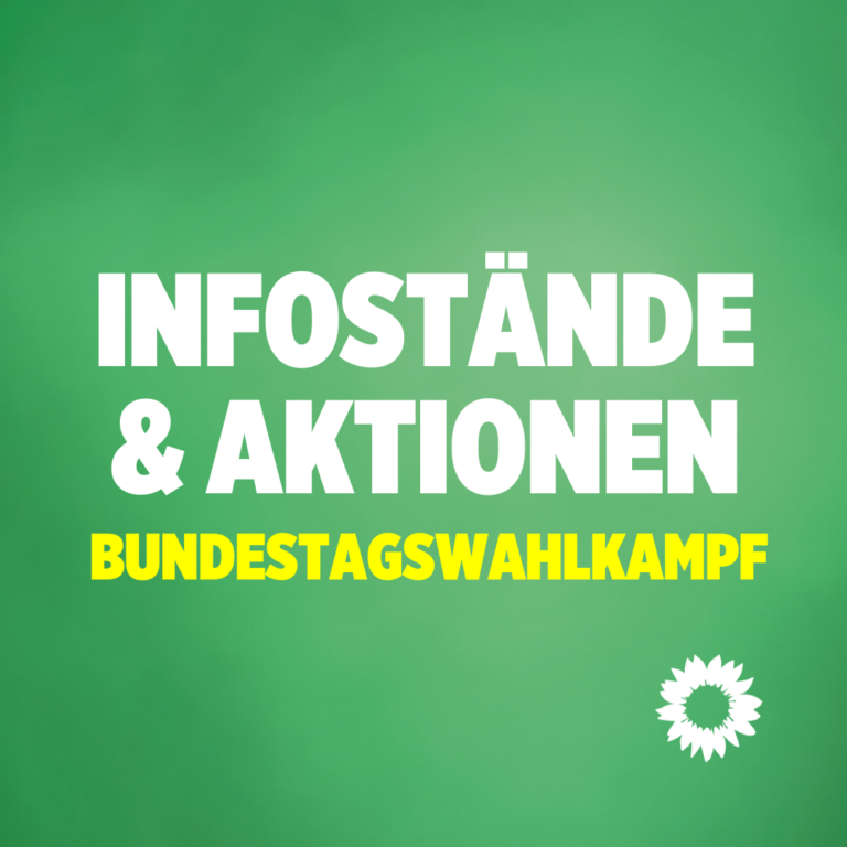 Aktionen zum Bundestagswahlkampf 2025