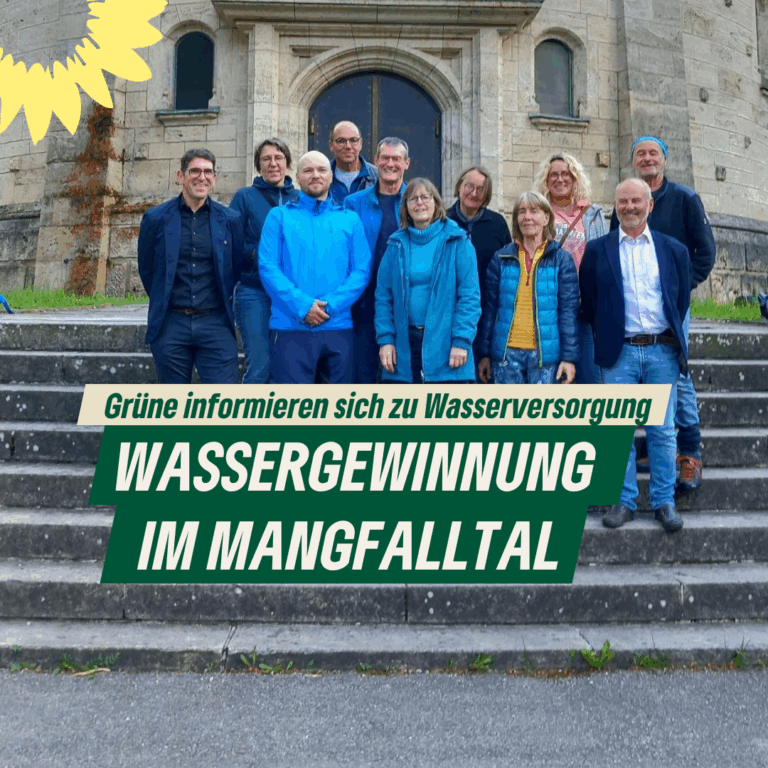 Grüne informieren sich zu Wassergewinnung im Mangfalltal
