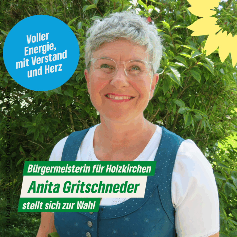Anita Gritschneder bewirbt sich um das Bürgermeisteramt in Holzkirchen –