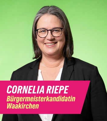Cornelia Riepe Bürgermeisterkandidatin für Waakirchen