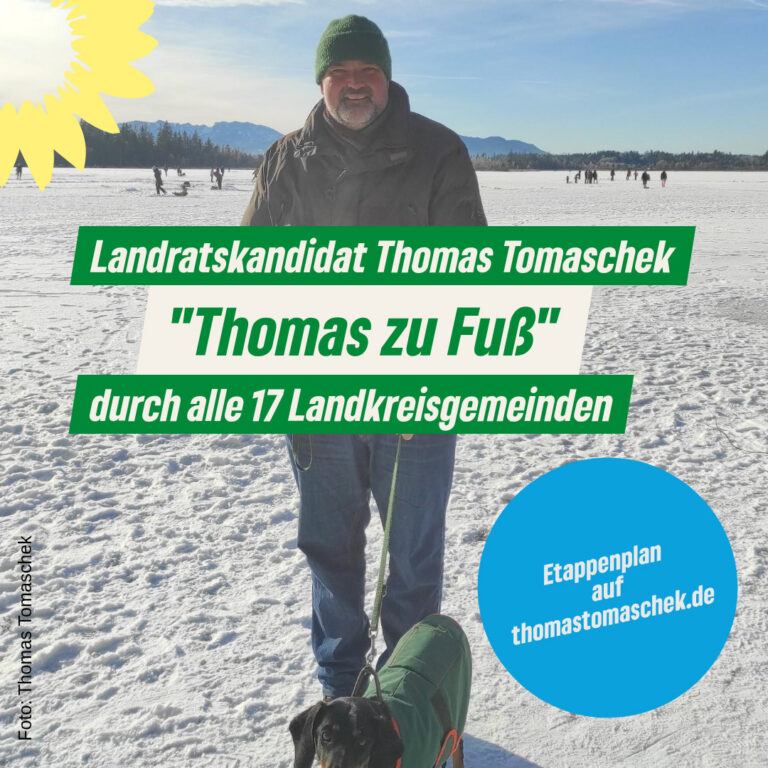 “Thomas zu Fuß” – Landratskandidat durchwandert den Landkreis
