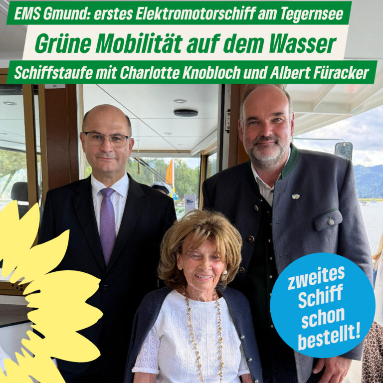 Volle Kraft voraus für grüne Energie am Tegernsee